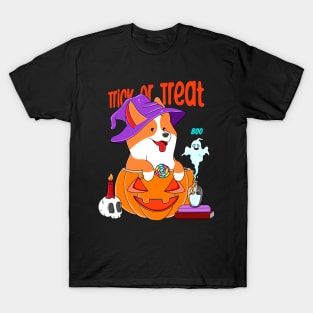 Corgi Halloween T-Shirt